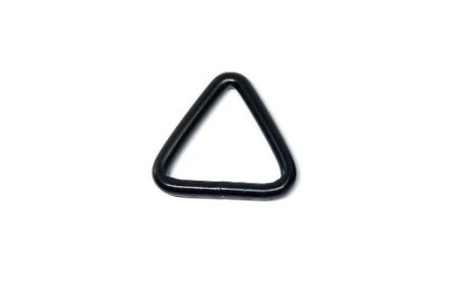 Fekete hegesztett háromszög 25 mm