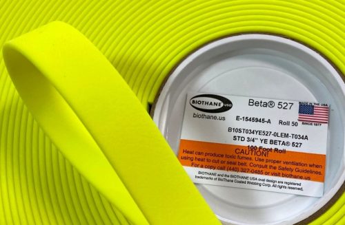 Neon Yellow BioThane® Beta 19 mm